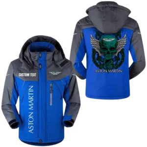 Aston Martin Windbreaker Exclusive Logo Windproof Waterproof Jacket Detachable Hood Velvet-Lined Warm Durable, Custom Name TN180225Y11WJVCT1ASM