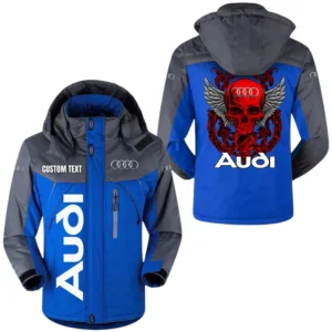 Audi Beta Racing Windbreaker Exclusive Logo Windproof Waterproof Jacket Detachable Hood Velvet-Lined Warm Durable, Custom Name TN180225Y11WJVCT1BET Exclusive Logo Windproof Waterproof Jacket Detachable Hood Velvet-Lined Warm Durable, Custom Name TN180225Y11WJVCT1AUD