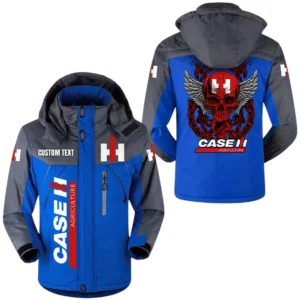 Case IH Jacket Exclusive Logo Windproof Waterproof Jacket Detachable Hood Velvet-Lined Warm Durable, Custom Name TN180225Y11WJVCT1CIH