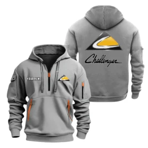 Challenger Tractor Half Zip Hoodie, Sport Hooded Multi-Pocket, Custom Name HG110325Y25QZ2HCT1CHT
