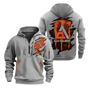 Allis Chalmers Half Zip Hoodie, Sport Hooded Multi-Pocket HG110325Y25QZ2HCT2ALC