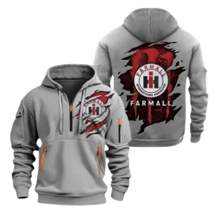 Farmall Half Zip Hoodie, Sport Hooded Multi-Pocket HG110325Y25QZ2HCT2FAR