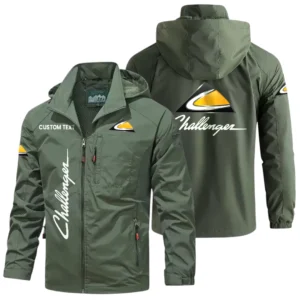 Challenger Windbreaker Jacket Hooded Detachable, Outdoor Windproof Running Jacket, Custom Text HIHI070325Y28WJ86CHT