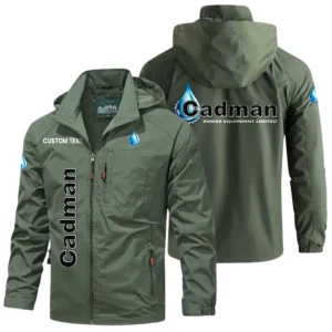 Cadman Exclusive Logo Windbreaker Jacket Hooded Detachable, Outdoor Windproof Running Jacket, Custom Text HIHI100325Y28WJ86CPE