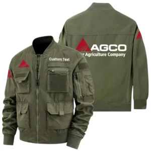 AGCO Exclusive Logo Jacket x Baseball Collar Style Multiple Pockets Men’s Hiking Outdoor Jacket Custom Name HIHI190325Y40JCXAGC
