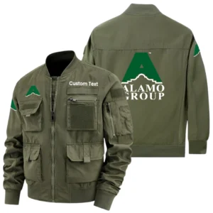 Alamo Group Exclusive Logo Jacket x Baseball Collar Style Multiple Pockets Men’s Hiking Outdoor Jacket Custom Name HIHI190325Y40JCXALG