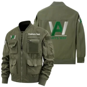 Art’s Way Exclusive Logo Jacket x Baseball Collar Style Multiple Pockets Men’s Hiking Outdoor Jacket Custom Name HIHI190325Y40JCXAWM