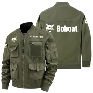 Bobcat Exclusive Logo Jacket x Baseball Collar Style Multiple Pockets Men’s Hiking Outdoor Jacket Custom Name HIHI190325Y40JCXBOC