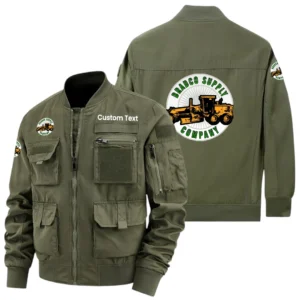 Bradco Supply Exclusive Logo Jacket x Baseball Collar Style Multiple Pockets Men’s Hiking Outdoor Jacket Custom Name HIHI200325Y40JCXBAS