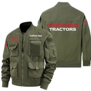 Mahindra Tractor Exclusive Logo Jacket x Baseball Collar Style Multiple Pockets Men’s Hiking Outdoor Jacket Custom Name HIHI200325Y40JCXMAT
