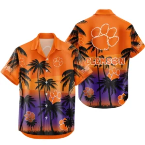 Clemson Tigers Hawaiian Aloha Shirt All Over Print, Custom Name TN260425Y7HWCT12NCCU