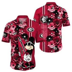 Georgia Bulldogs Hawaiian Aloha Shirt All Over Print, Custom Name For Men Women Kids TN260425Y7HWCT12NCUGA