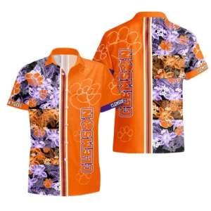 Clemson Tigers Hawaiian Aloha Shirt All Over Print, Custom Name TN260425Y7HWCT13NCCU