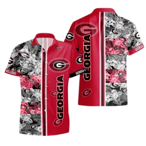 Georgia Bulldogs Hawaiian Aloha Shirt All Over Print, Custom Name For Men Women Kids TN260425Y7HWCT15NCUGA