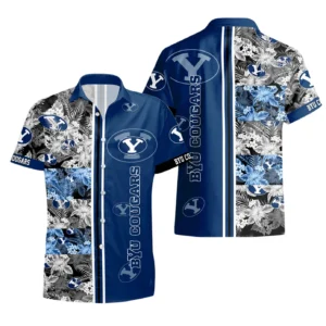 BYU Cougars Hawaiian Aloha Shirt All Over Print, Custom Name TN260425Y7HWCT17NCBYU