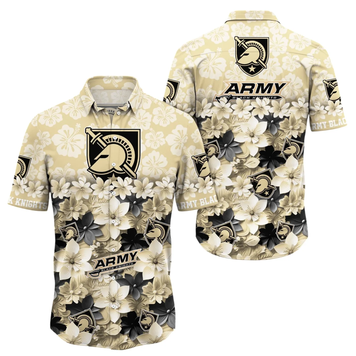 Army Black Knights Hawaiian Aloha Shirt All Over Print, Custom Name TN260425Y7HWCT18NCARMY