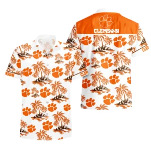 Clemson Tigers Hawaiian Aloha Shirt All Over Print, Custom Name TN260425Y7HWCT18NCCU