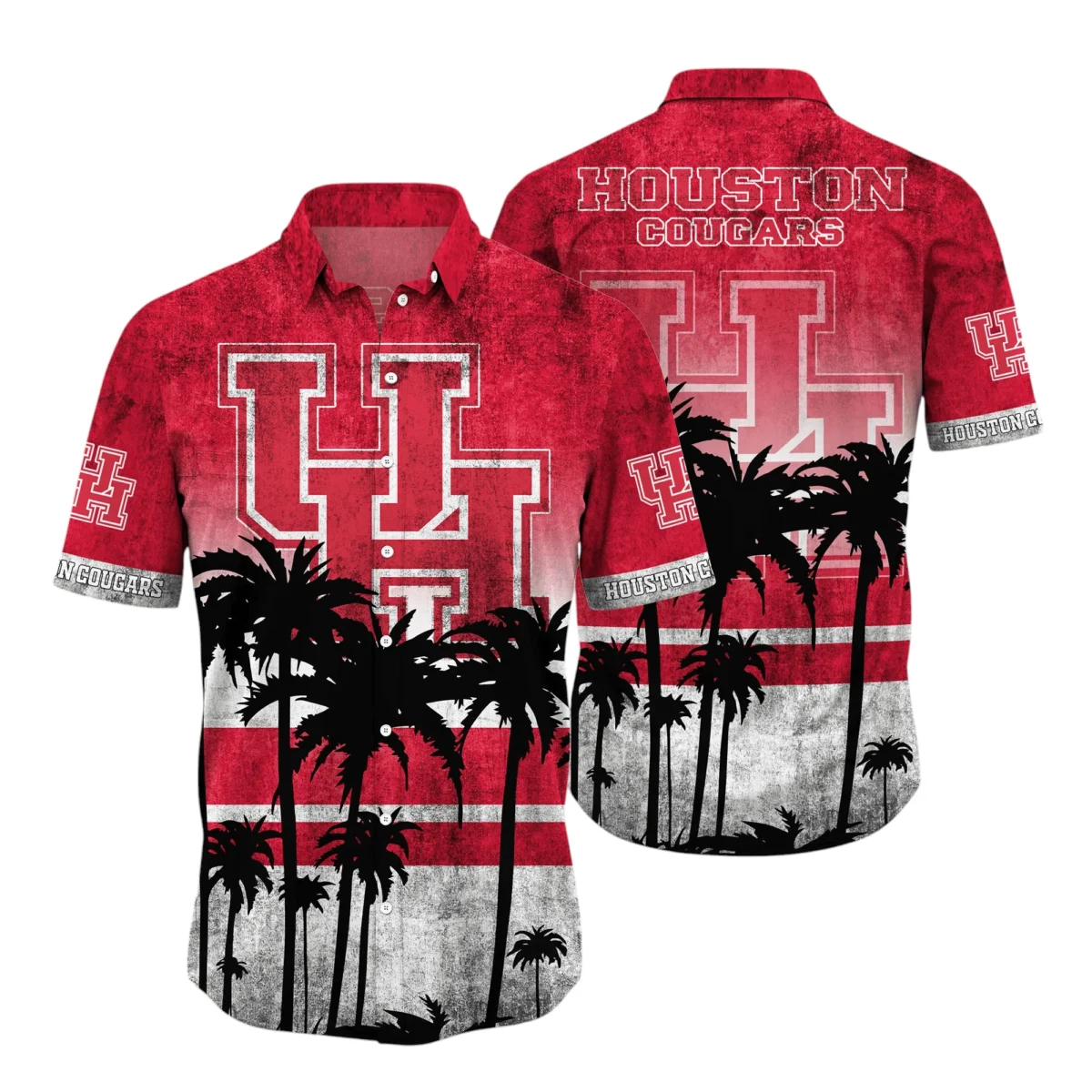 Houston Cougars Hawaiian Aloha Shirt All Over Print, Custom Name For Men Women Kids TN260425Y7HWCT1NCUH