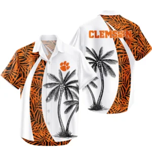 Clemson Tigers Hawaiian Aloha Shirt All Over Print, Custom Name TN260425Y7HWCT20NCCU