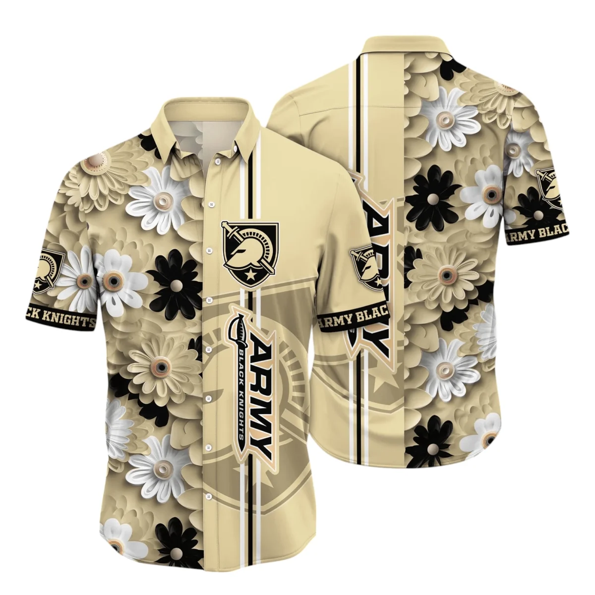 Army Black Knights Hawaiian Aloha Shirt All Over Print, Custom Name TN260425Y7HWCT21NCARMY