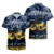 Navy Tropical Flower 3