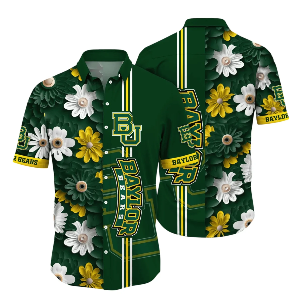 Baylor Bears Hawaiian Aloha Shirt All Over Print, Custom Name TN260425Y7HWCT23NCBAY