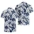 Navy Tropical Flower 2