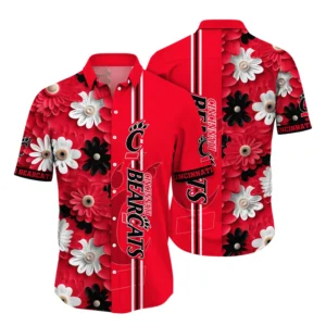 Cincinnati Bearcats Hawaiian Aloha Shirt All Over Print, Custom Name TN260425Y7HWCT23NCCIN