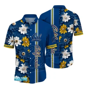California Golden Bears Hawaiian Aloha Shirt All Over Print, Custom Name TN260425Y7HWCT24NCCAL