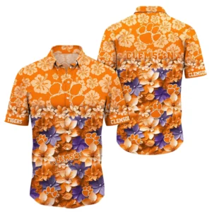 Clemson Tigers Hawaiian Aloha Shirt All Over Print, Custom Name TN260425Y7HWCT27NCCU