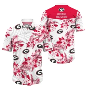 Georgia Bulldogs Hawaiian Aloha Shirt All Over Print, Custom Name For Men Women Kids TN260425Y7HWCT27NCUGA