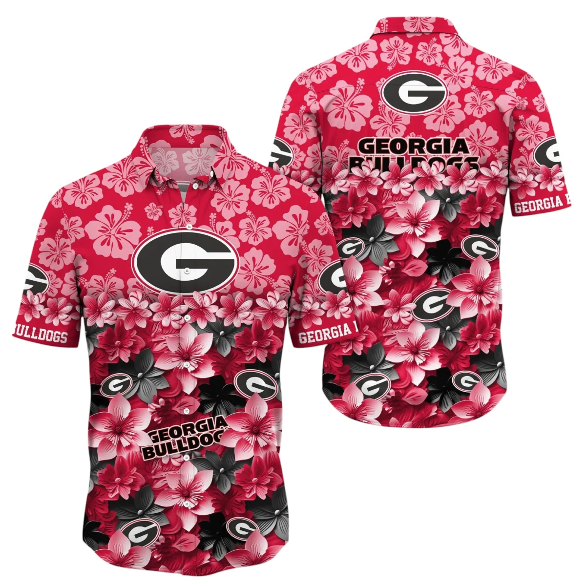 Georgia Bulldogs Hawaiian Aloha Shirt All Over Print, Custom Name For Men Women Kids TN260425Y7HWCT29NCUGA