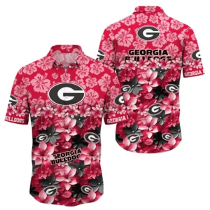 Georgia Bulldogs Hawaiian Aloha Shirt All Over Print, Custom Name For Men Women Kids TN260425Y7HWCT29NCUGA