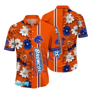 Boise State Broncos Hawaiian Aloha Shirt All Over Print, Custom Name TN260425Y7HWCT2NCBSB