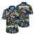 Navy Tropical Flower