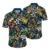 Navy Tropical Flower