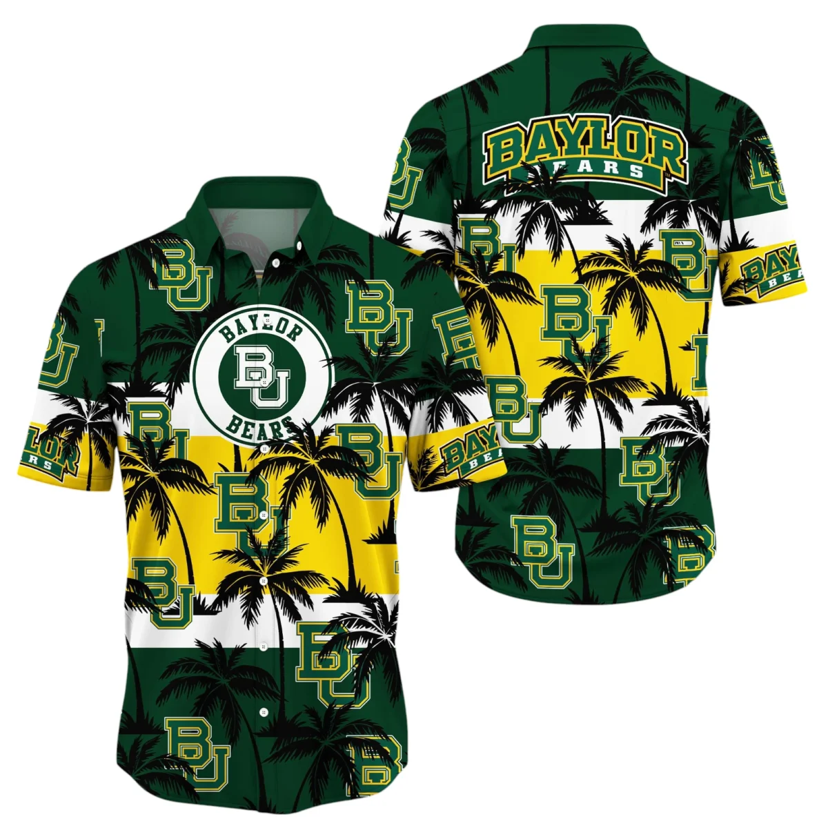 Baylor Bears Hawaiian Aloha Shirt All Over Print, Custom Name TN260425Y7HWCT3NCBAY
