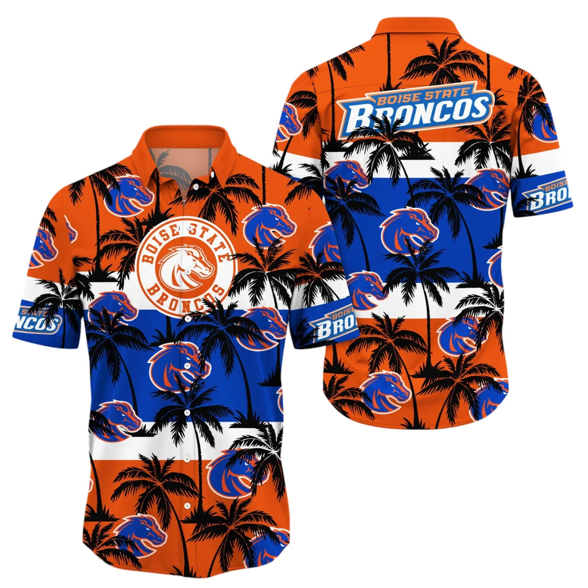 Boise State Broncos Hawaiian Aloha Shirt All Over Print, Custom Name TN260425Y7HWCT4NCBSB