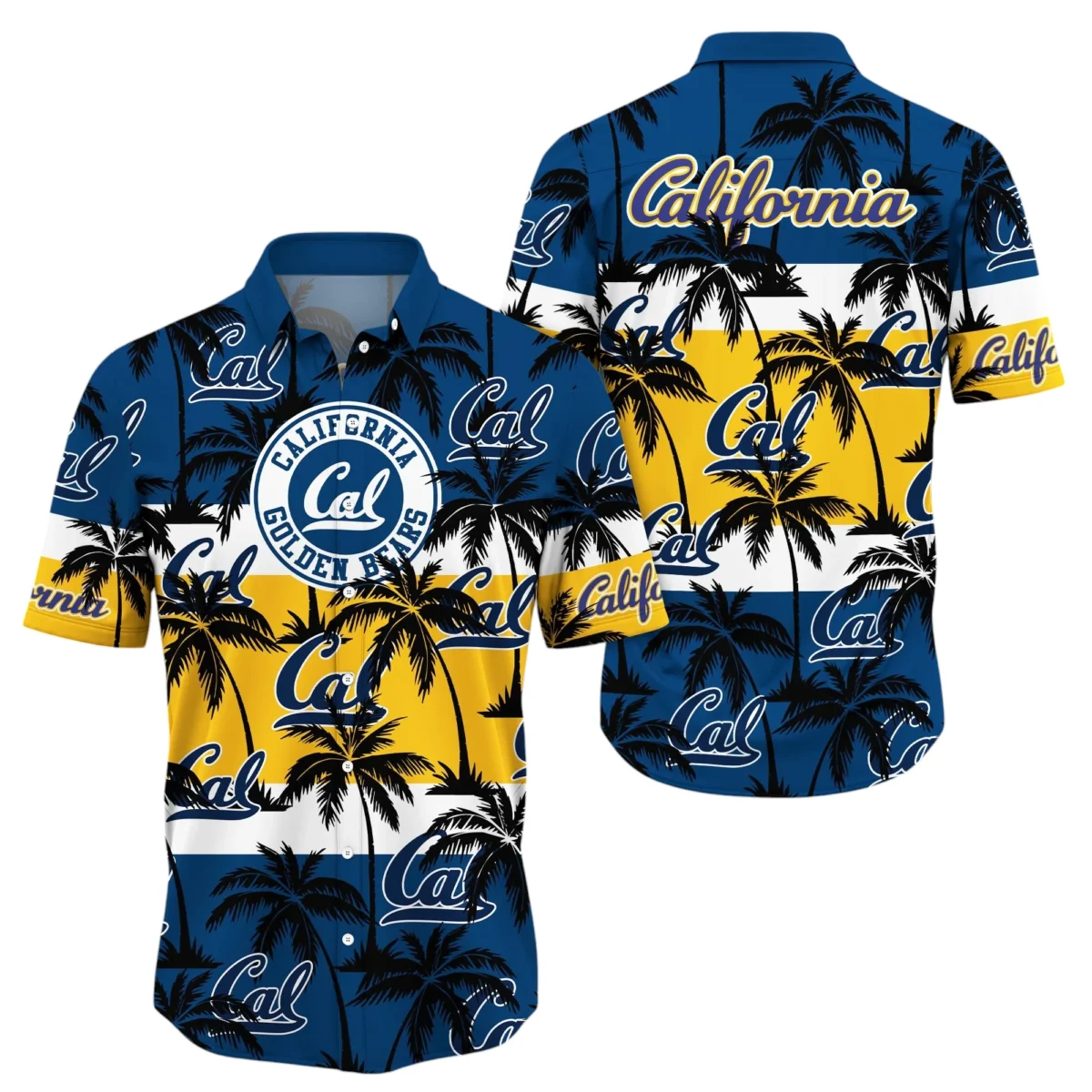 California Golden Bears Hawaiian Aloha Shirt All Over Print, Custom Name TN260425Y7HWCT4NCCAL
