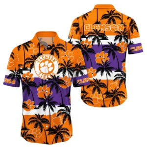 Clemson Tigers Hawaiian Aloha Shirt All Over Print, Custom Name TN260425Y7HWCT4NCCU