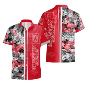 Houston Cougars Hawaiian Aloha Shirt All Over Print, Custom Name For Men Women Kids TN260425Y7HWCT5NCUH
