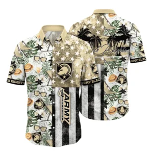 Army Black Knights Hawaiian Aloha Shirt All Over Print, Custom Name TN260425Y7HWCT6NCARMY