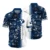 Navy Tropical Flower 2