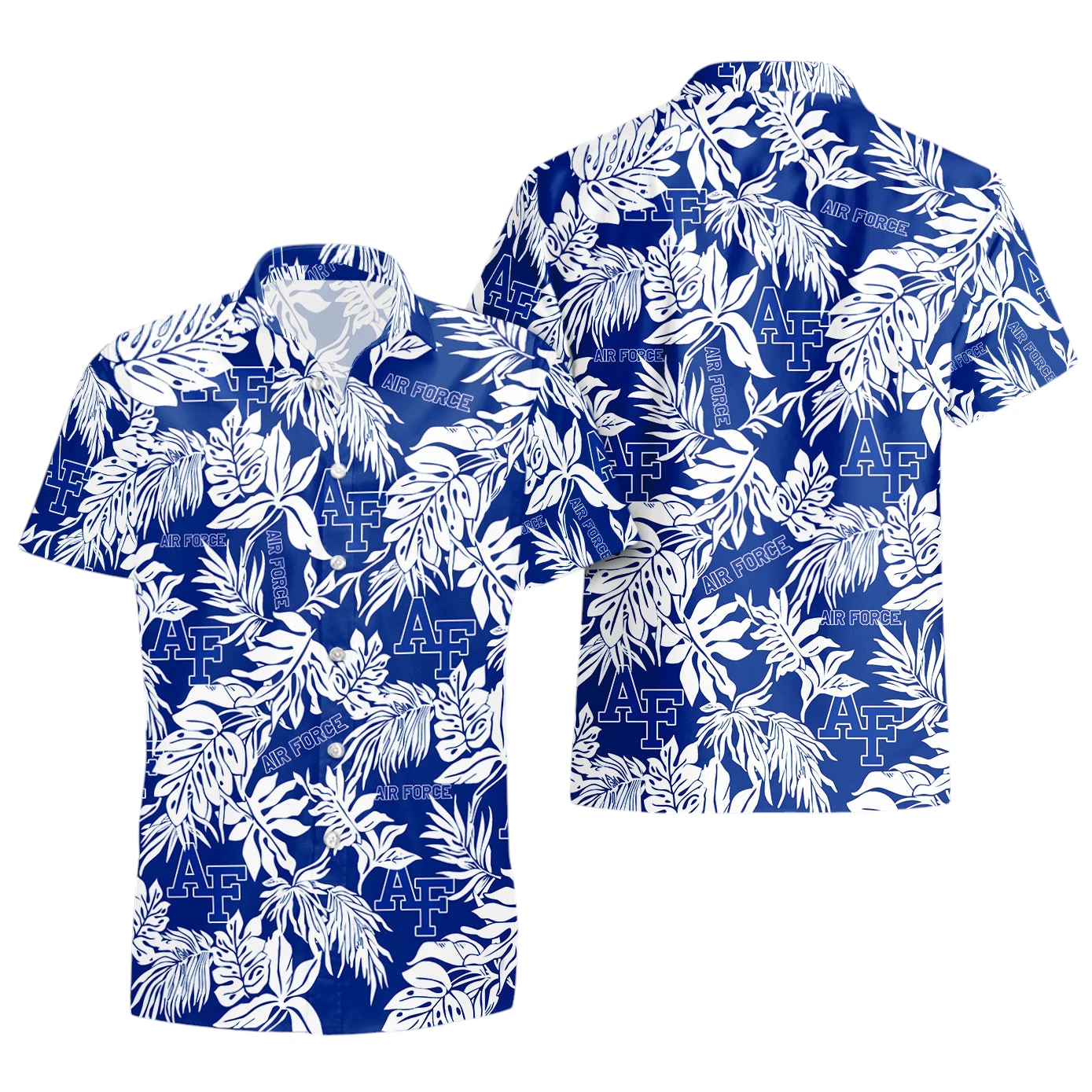 Air Force Falcons Hawaiian Aloha Shirt All Over Print, Custom Name For Men Women Kids TN230425Y7HWCT11NCAFF