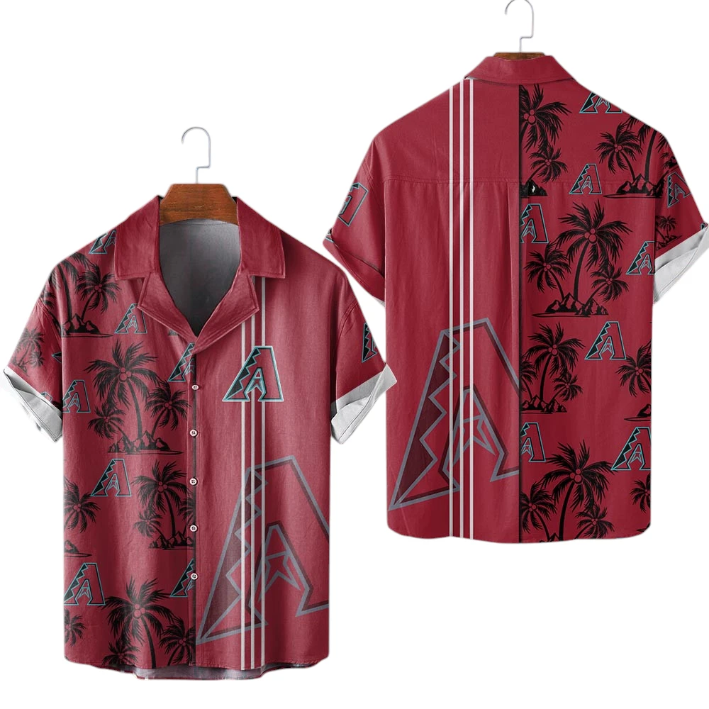 Arizona Diamondbacks Hawaiian Aloha Shirt All Over Print, Custom Name For Men Women Kids TN230425Y7HWCT3MBARD