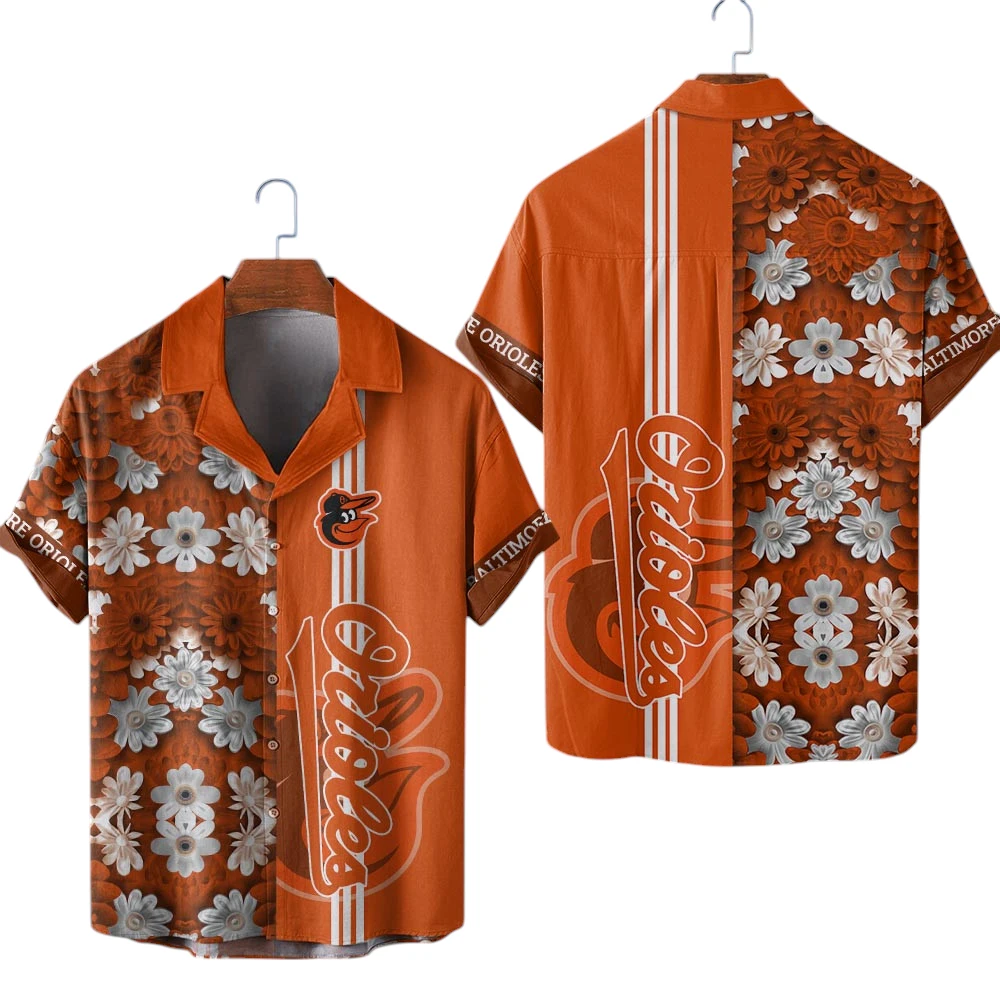 Orange Tropical Flower 3