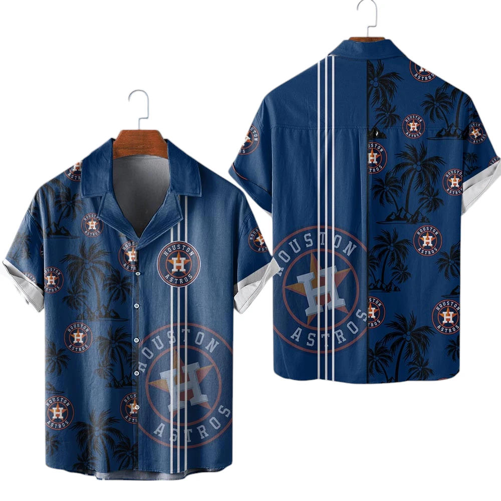 Houston Astros Hawaiian Aloha Shirt All Over Print, Custom Name For Men Women Kids TN230425Y7HWCT3MBHOU