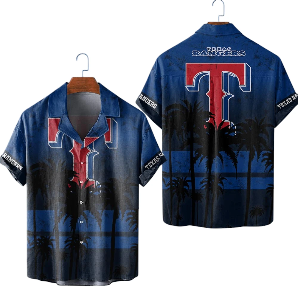 Navy Tropical Flower 2