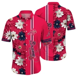 Atlanta Braves Hawaiian Shirt All Over Print, Custom Name TN300525Y7HWCT9MBATL