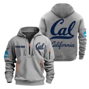 California Golden Bears Half Zip Hoodie Sport Hooded Multi-Pockets Custom Name TN070525Y25QZ2HCT1NCCAL